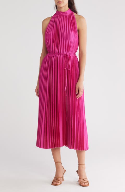 Pleated Maxi Dress