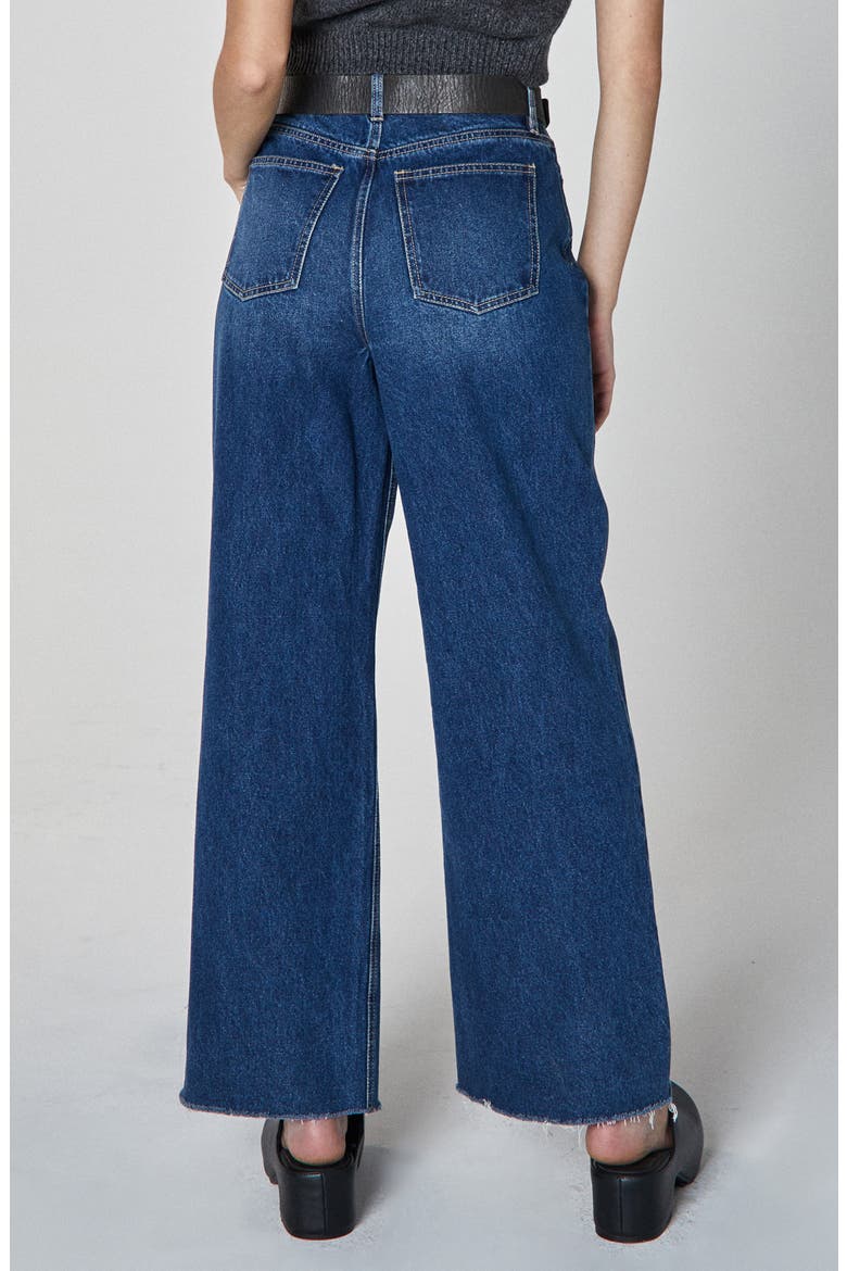 Este Super High Waist Wide Leg Jeans, Alternate, color, ARCH