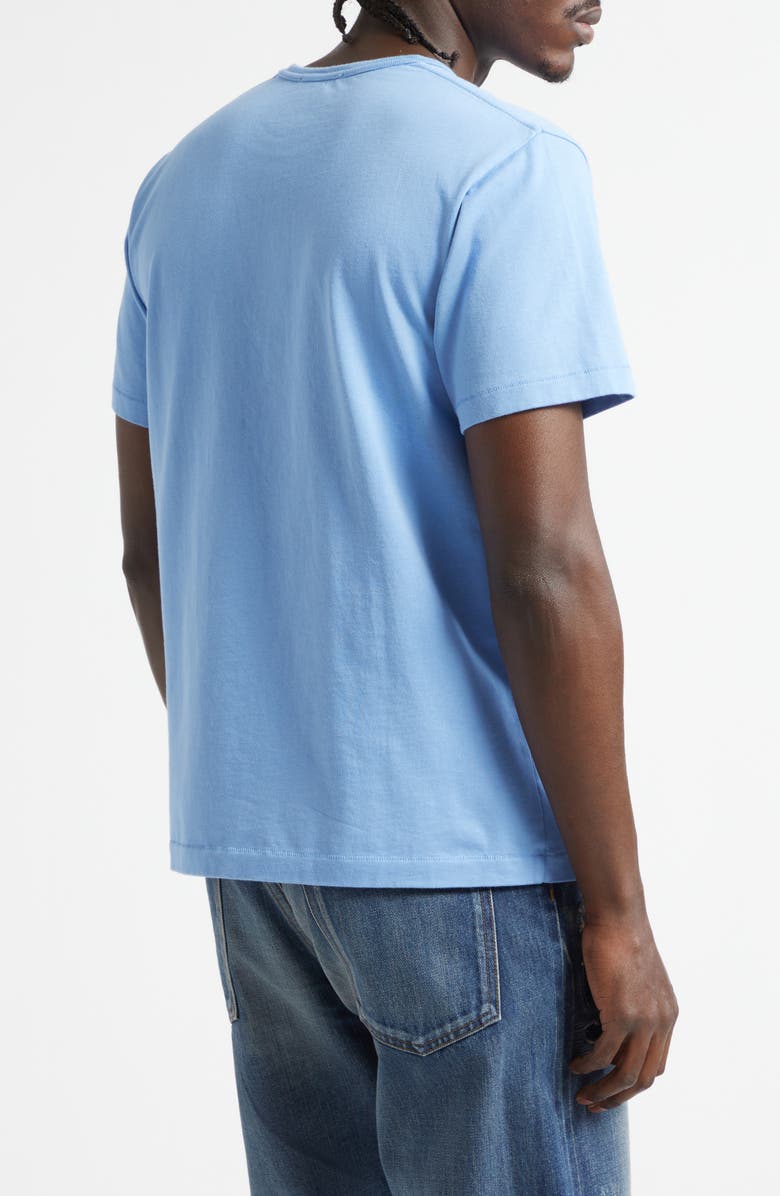 JW Anderson Among the Flowers Embroidered T-Shirt, Alternate, color, Pale Blue