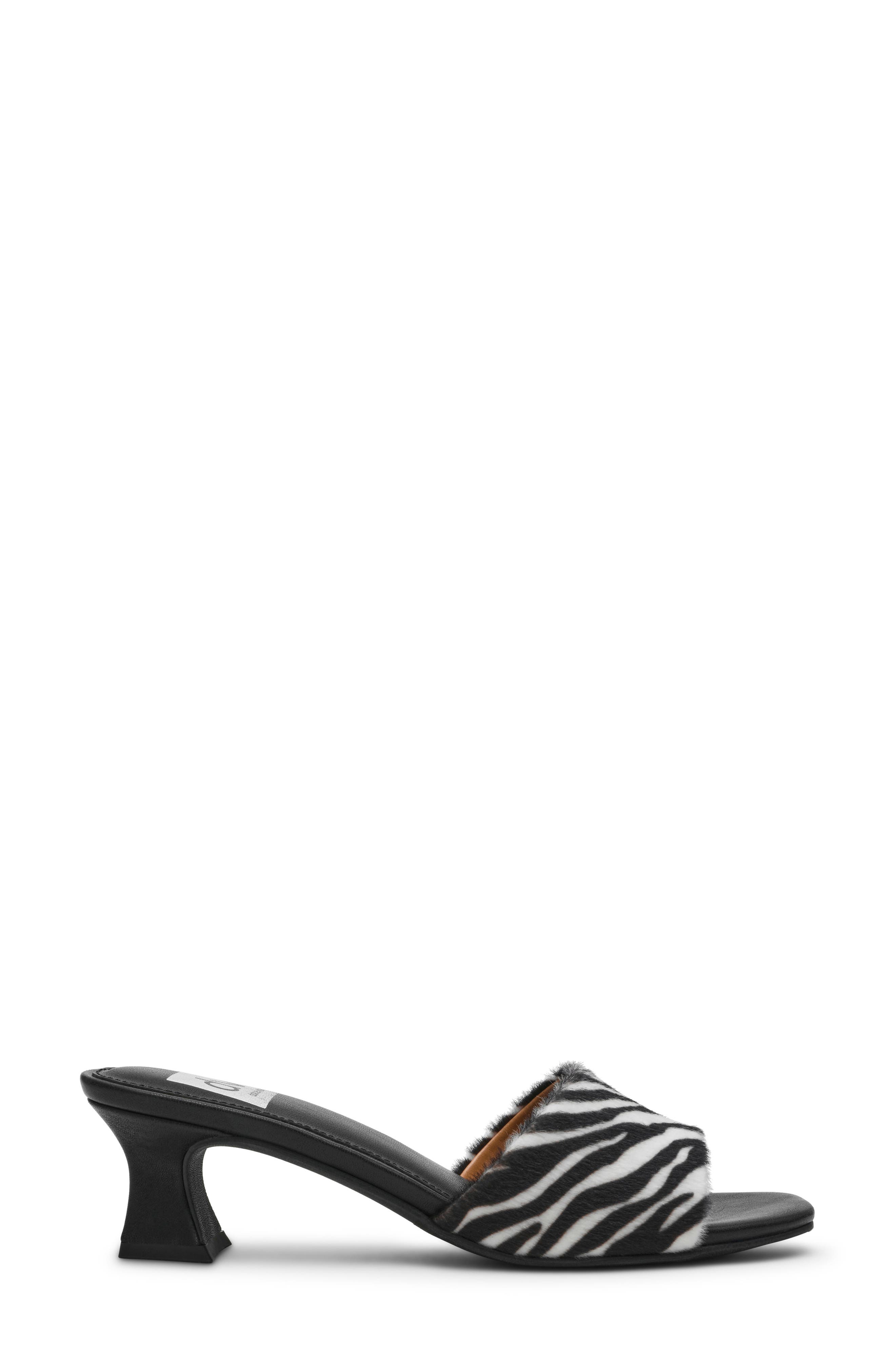 DV by Dolce Vita Brendah Slide Sandal, Alternate, color, Zebra