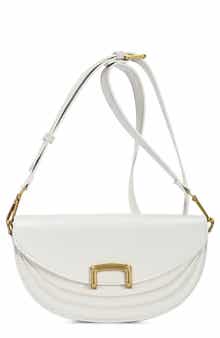 Madison West Buckle Half Moon Crossbody Bag