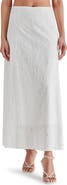Steve Madden Amalia Eyelet Embroidered Cotton Maxi Skirt