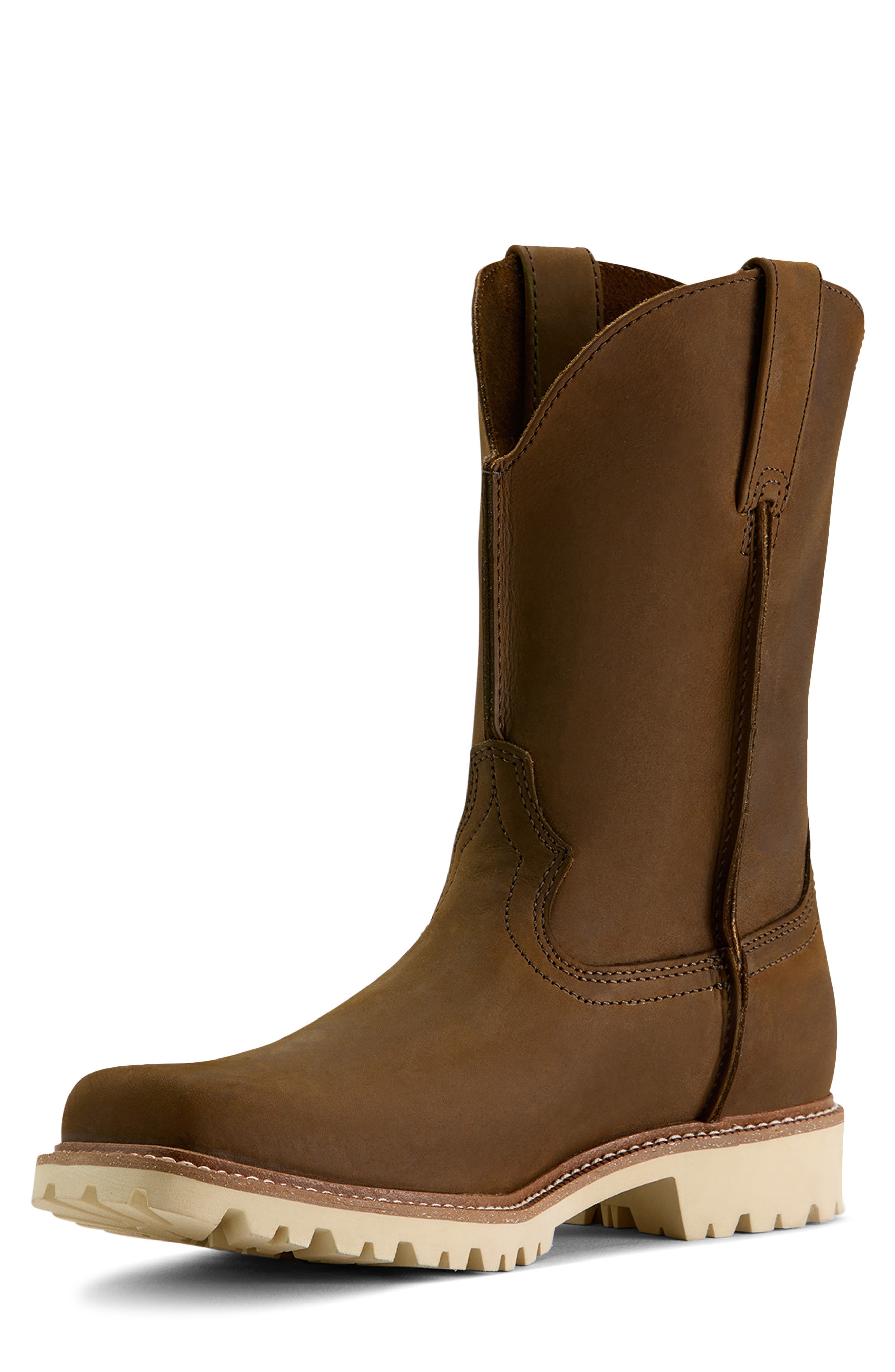 Stoney Creek Square Toe Western Boot, Alternate, color, DISTRESSED DARK WHEAT