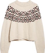 Nili Lotan Chrissy Fair Isle Cashmere & Silk Sweater