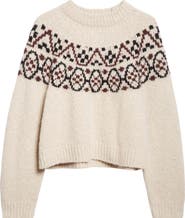 Nili Lotan Chrissy Fair Isle Cashmere & Silk Sweater