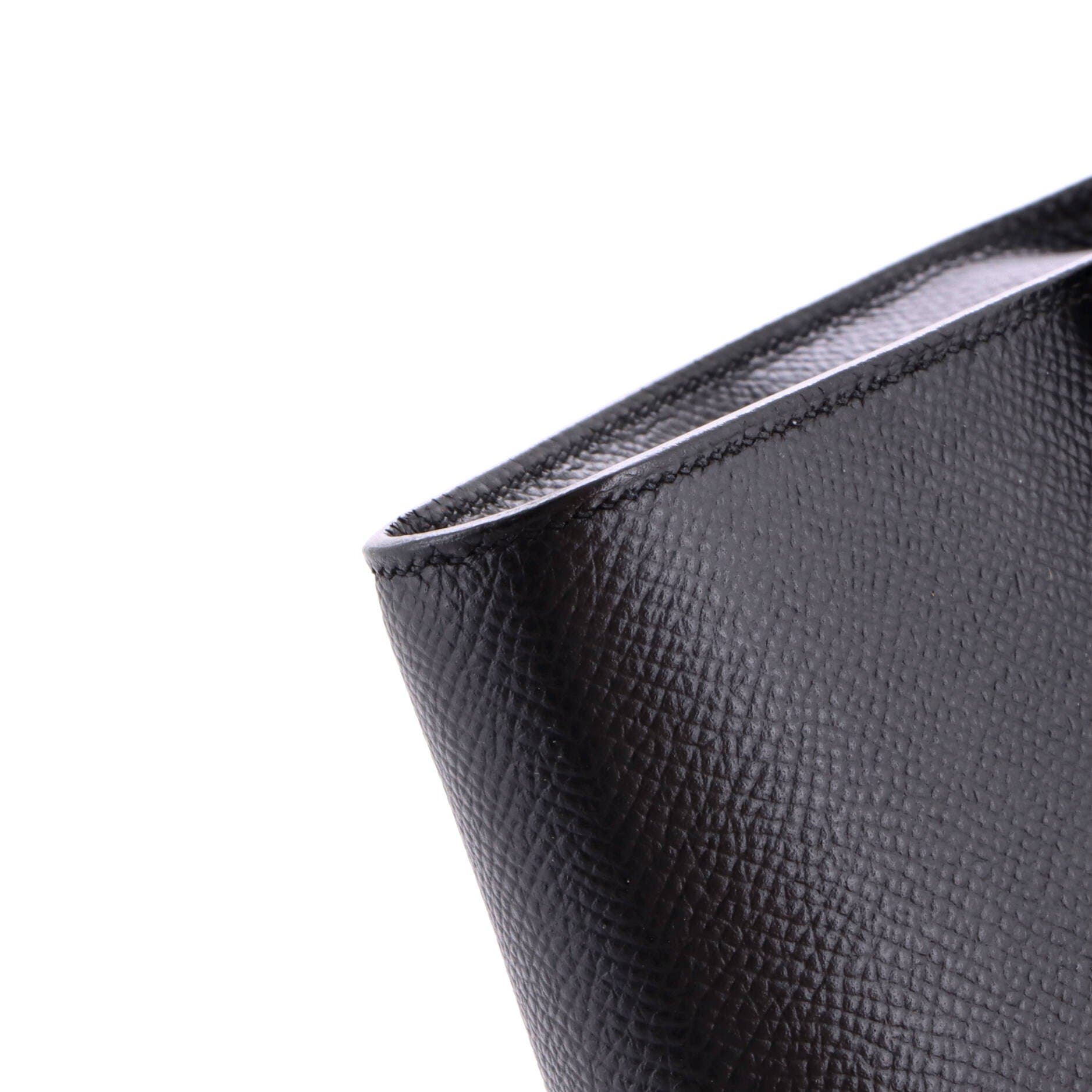 Clic Wallet on Strap Epsom 16, Alternate, color, Black