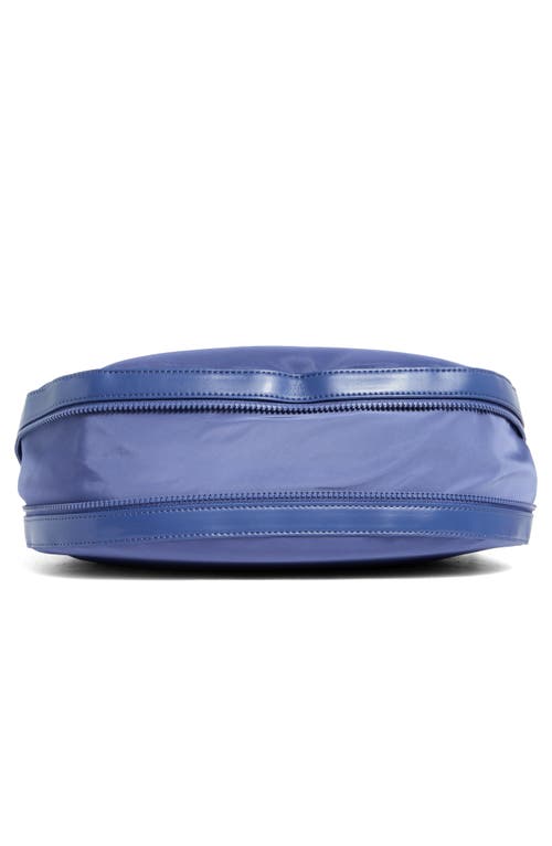 Tahari Minetta Expandable Crescent Bag In Dusk