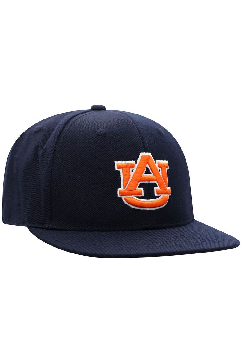 Men's Top of the World Navy Auburn Tigers Team Color Fitted Hat, Alternate, color, Navy