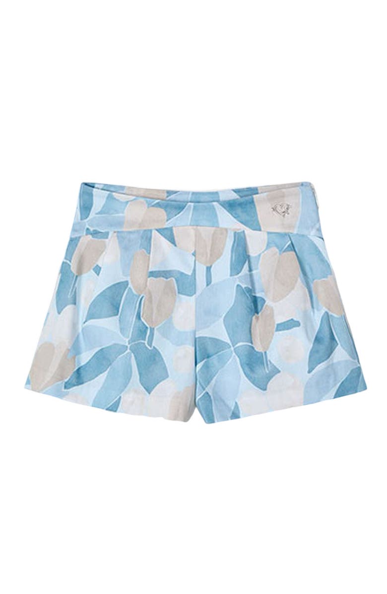 Mayoral Floral Skort, Main, color, Blue
