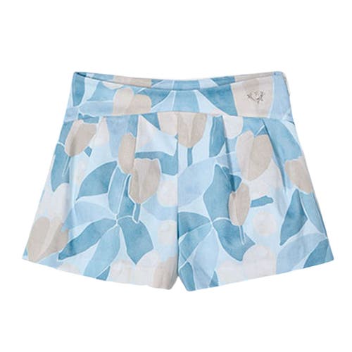 Mayoral Floral Skort In Blue