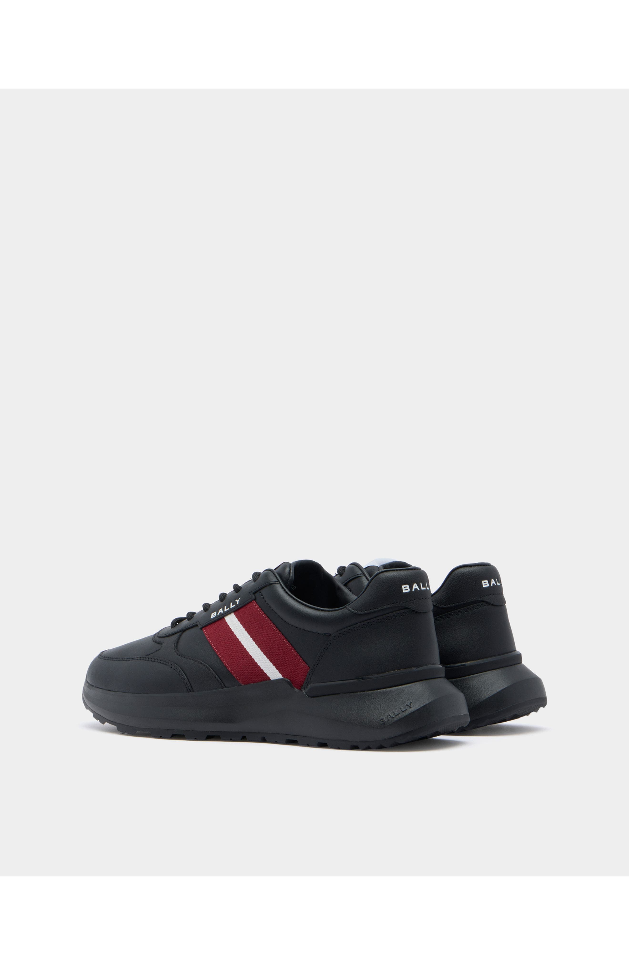 Bally Sylen Sneaker in Calf Leather, Alternate, color, Black