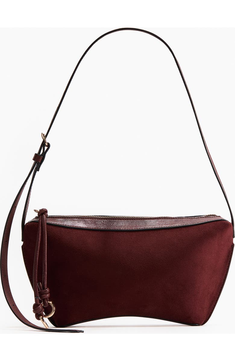 H&M Shoulder Bag, Main, color, Burgundy
