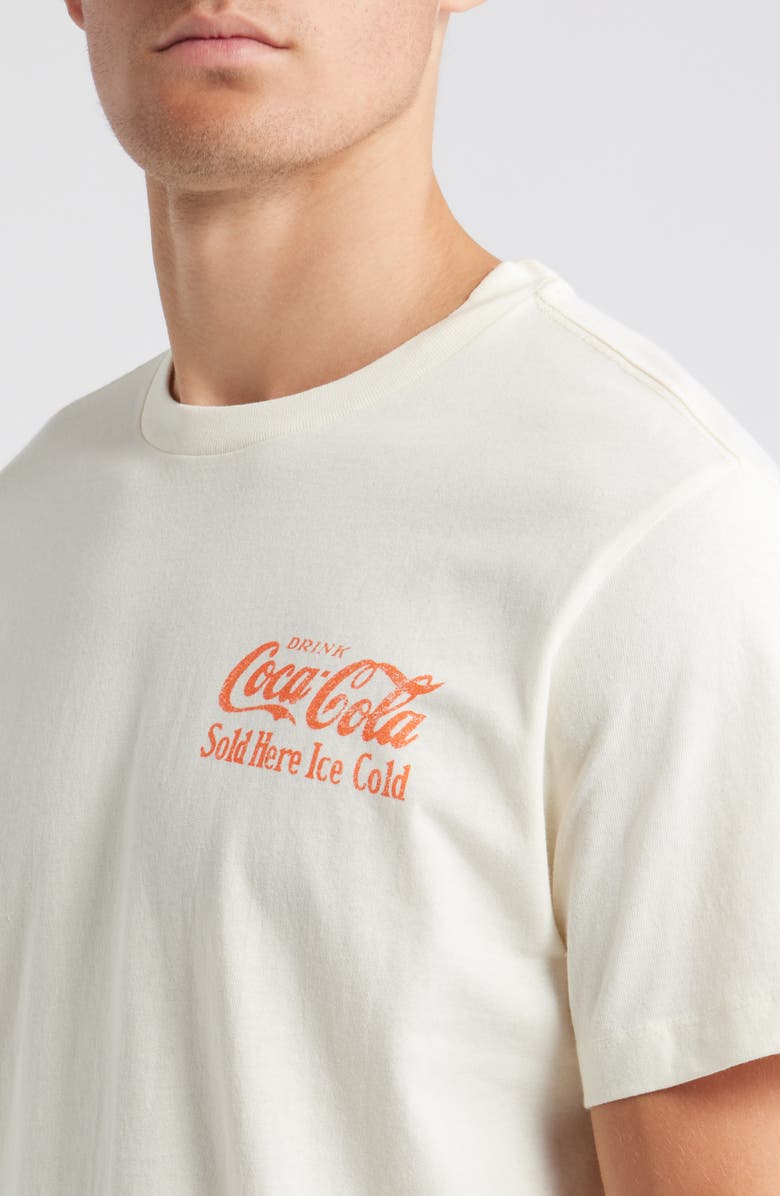 The Forecast Agency Coca-Cola Baseball Graphic T-Shirt, Alternate, color, Ivory