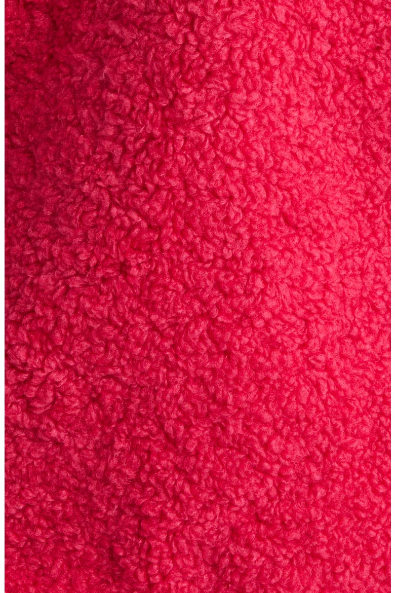 Fleece Teddy Jacket, Alternate, color, PINK