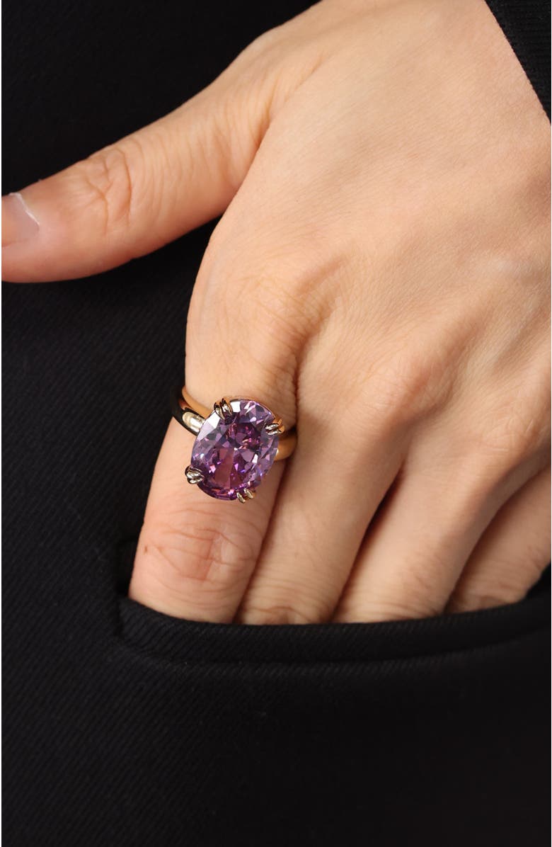 RC RETRO CHIC Grape Glow Ring, Alternate, color, Purple & Gold
