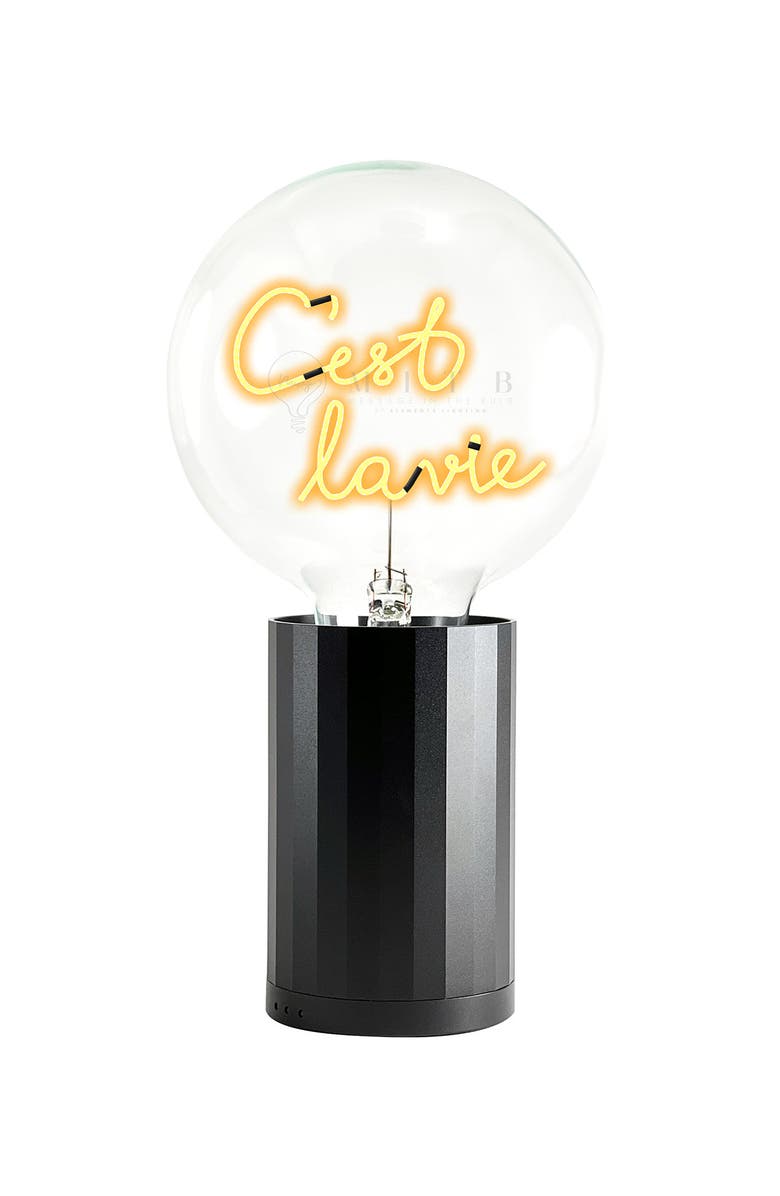 MITB Cest Lavie Portable Table Lamp, Main, color, Black