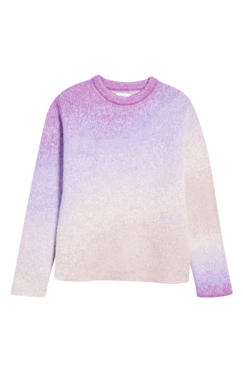 ERL Gender Inclusive Gradient Crewneck Mohair & Wool Blend Sweater, Alternate, color, 