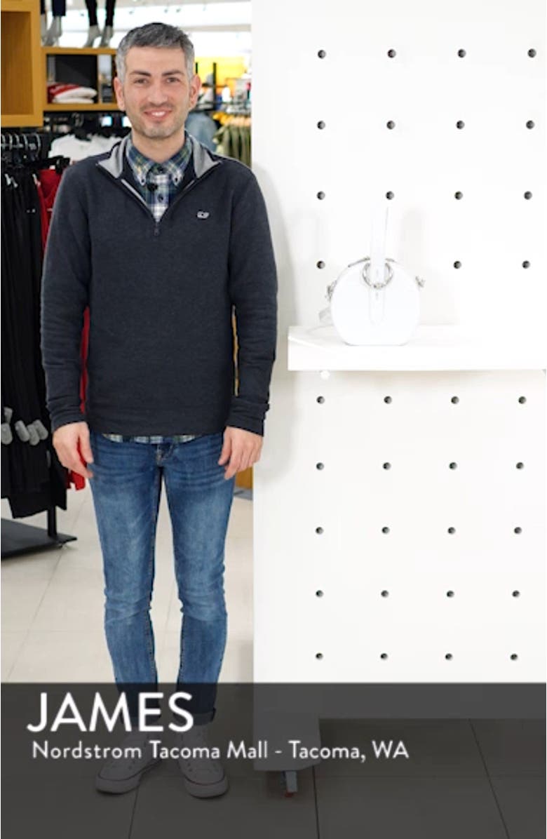 Kate Embossed Leather Circle Bag, sales video thumbnail