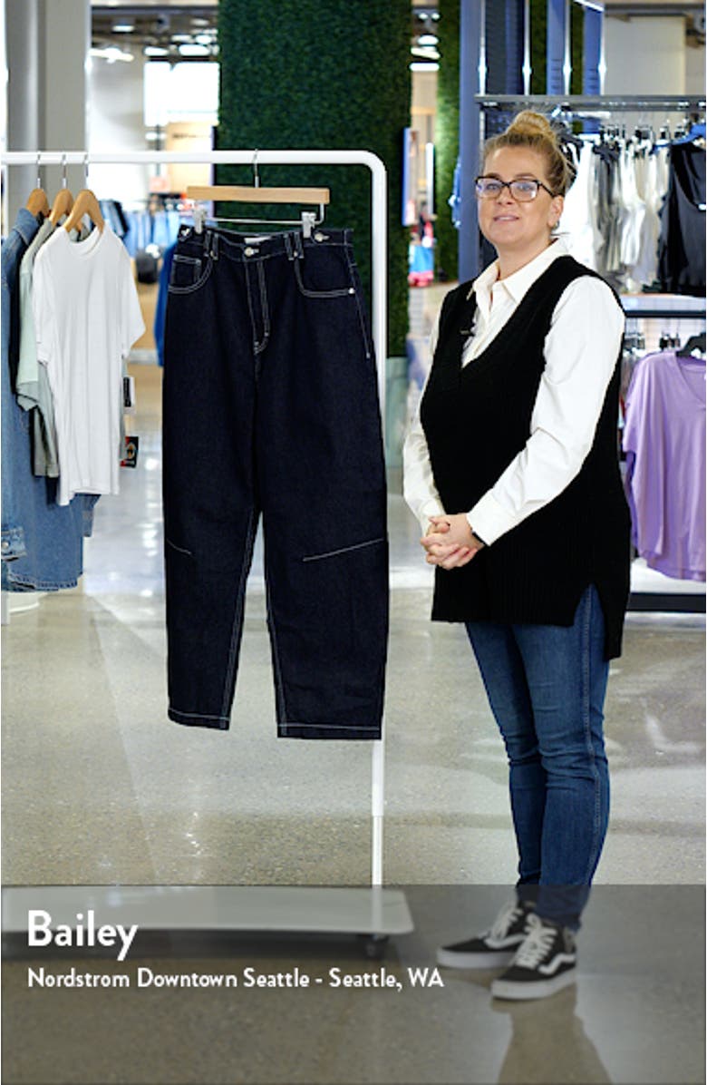 Women's Barrel Leg Jeans, sales video thumbnail