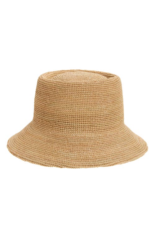 Lack Of Color Raffia Bucket Hat