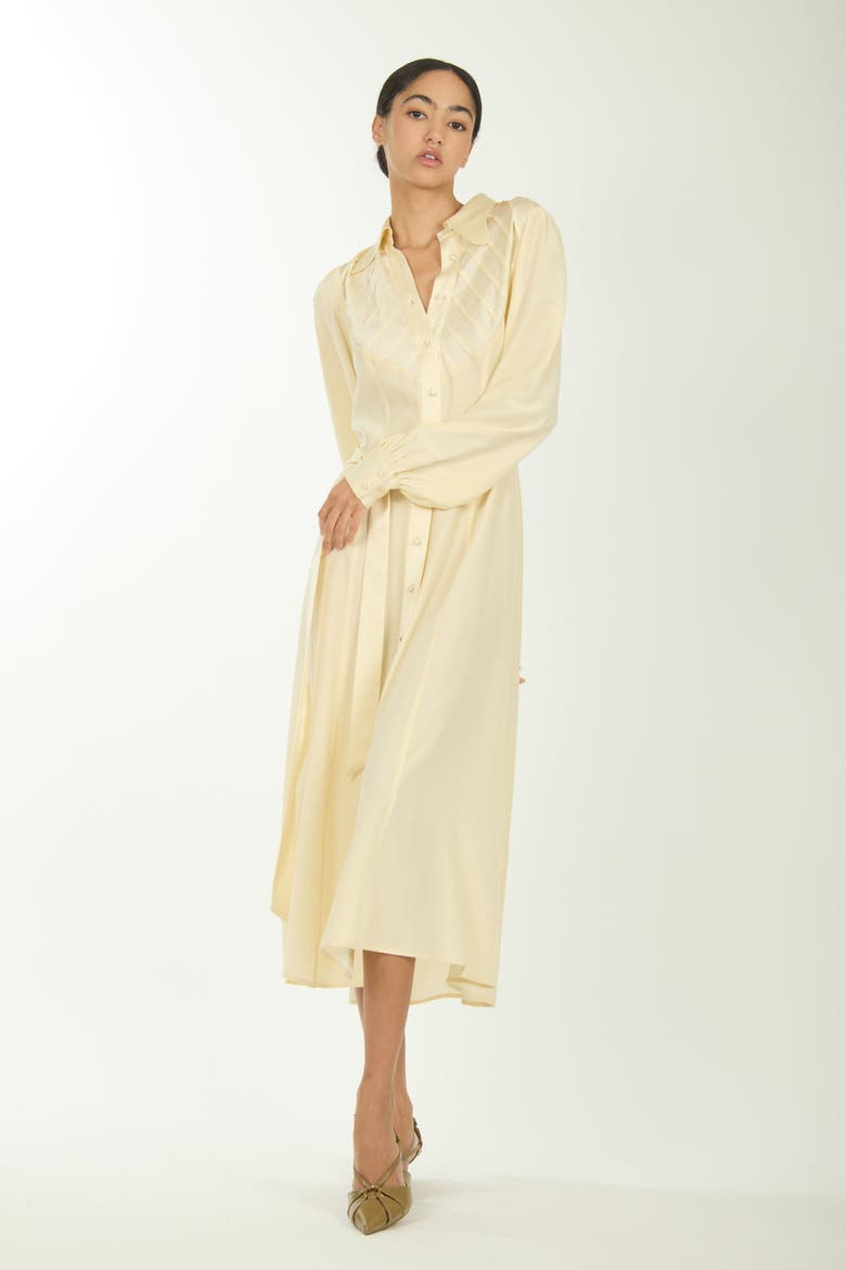 Nila Dress, Alternate, color, Vintage Crème