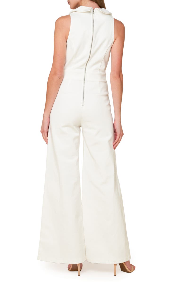FLYING TOMATO Wide Leg Jumpsuit, Alternate, color, White