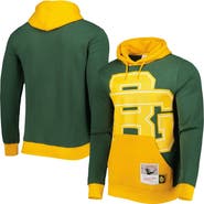 Mitchell & Ness Men's Mitchell & Ness Green Green Bay Packers Big Face 5.0 Pullover Hoodie