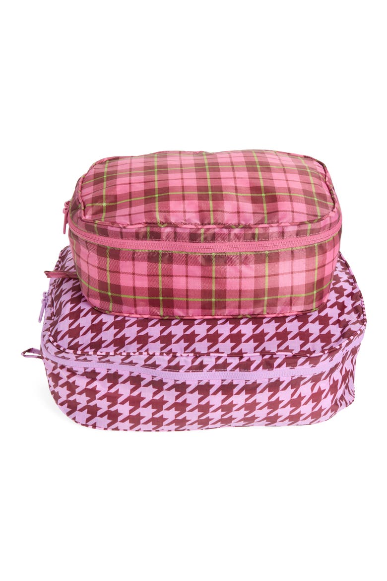 Set of 2 Packing Cubes, Alternate, color, CHECK MIX