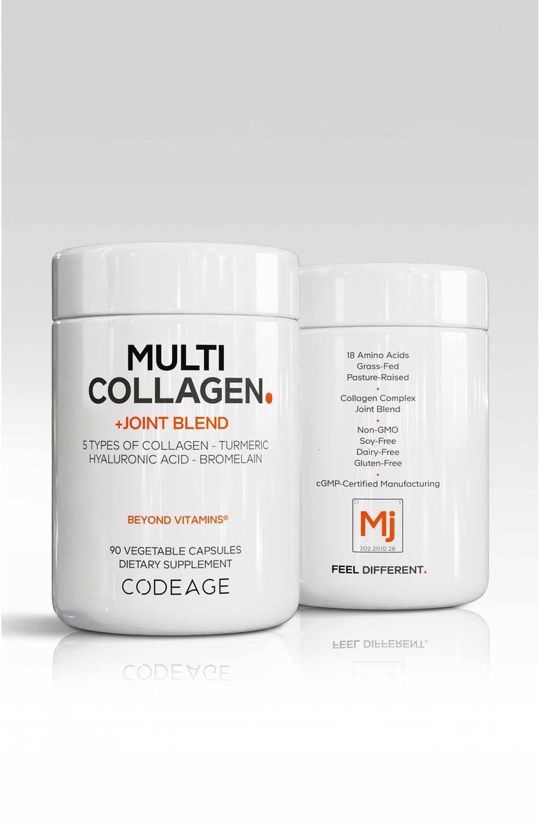 Codeage Multi Collagen Protein + Joint Blend Supplement, Alternate, color, White