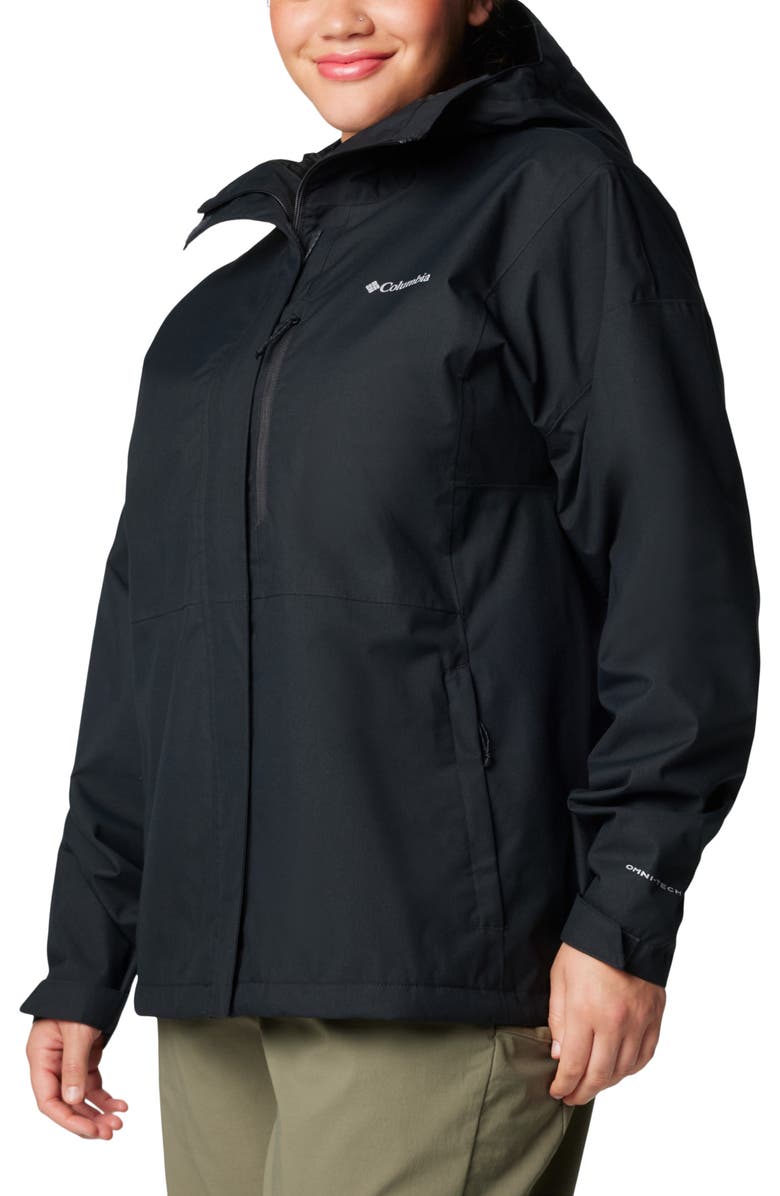 Columbia Hikebound II Waterproof Jacket, Alternate, color, Black