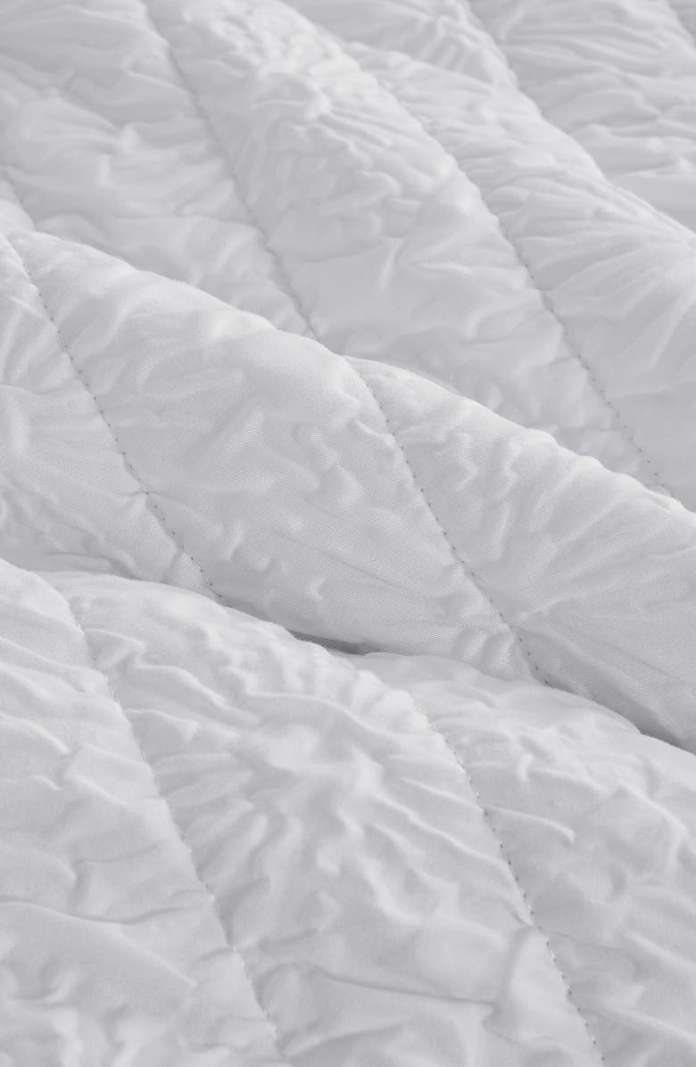 Woven & Weft Floral Embossed Quilt Set, Alternate, color, White