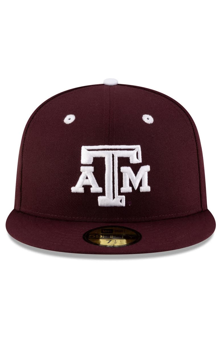 New Era Men's New Era Maroon Texas A&M Aggies On-Field 59FIFTY Fitted Hat, Alternate, color, 