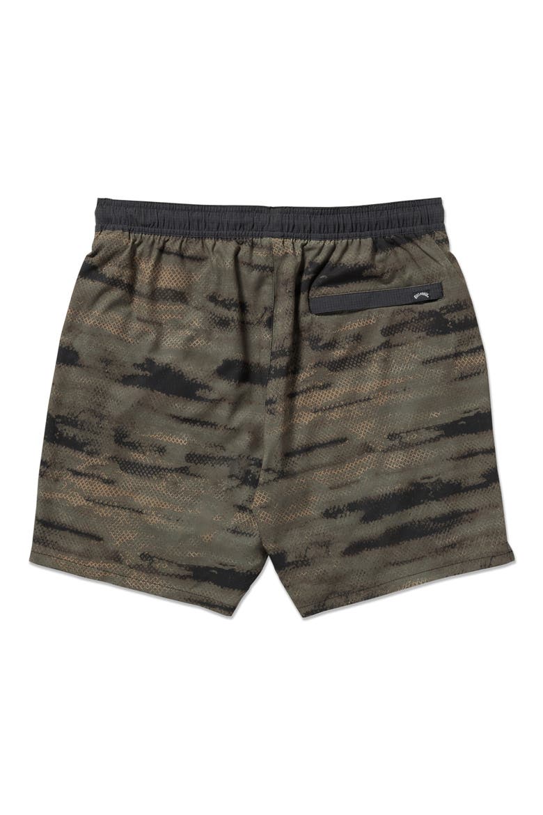 Surftrek Elastic Waist Shorts, Alternate, color, DARK MILITARY