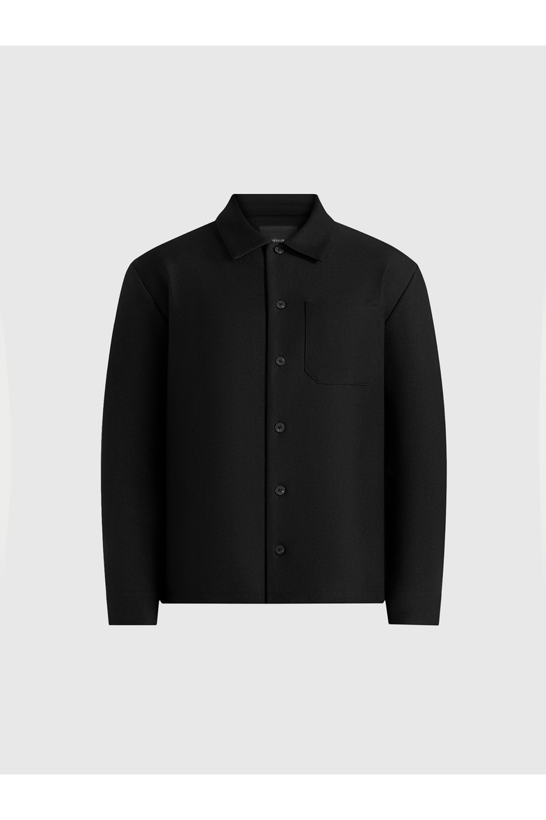 Valentin Overshirt, Alternate, color, Black