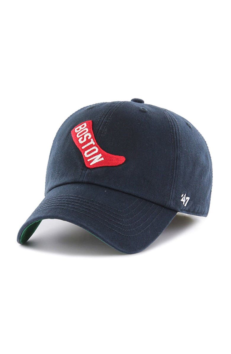 '47 Men's '47 Navy Boston Red Sox Cooperstown Collection Franchise Logo Fitted Hat, Main, color, 