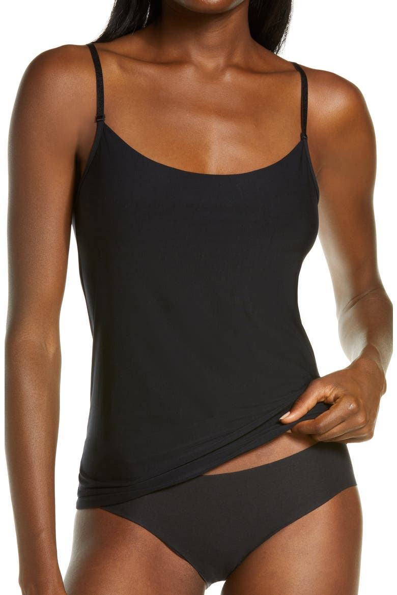 Butter Camisole, Main, color, BLACK