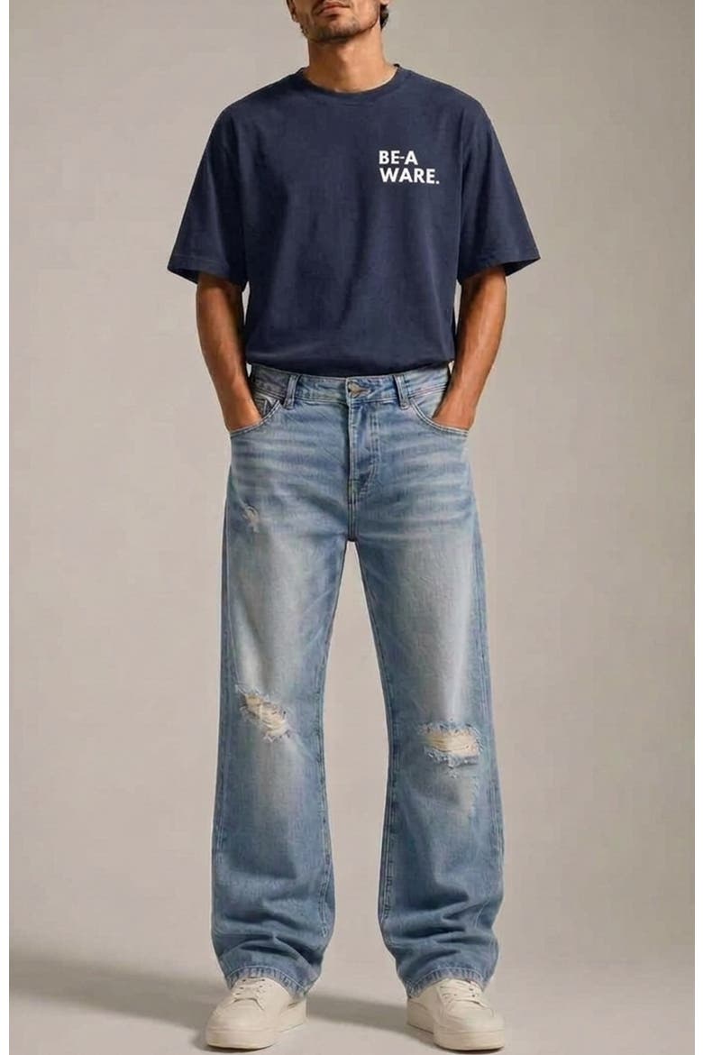 Fashion Bootcut Jeans, Alternate, color, Blue