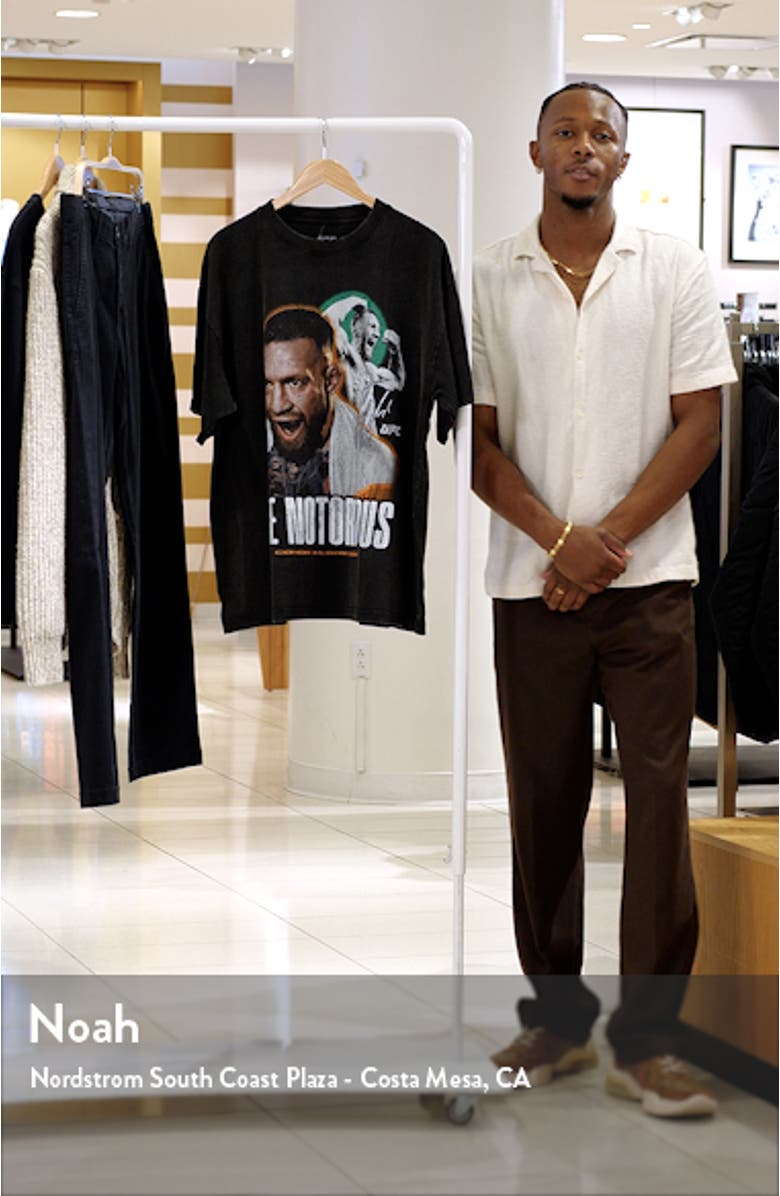 UFC Conor McGregor Two Division Champ Cotton Graphic T-Shirt, sales video thumbnail