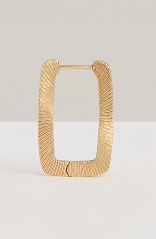 Reiss Grace Graphic Hoop Earrings In Gold Tone