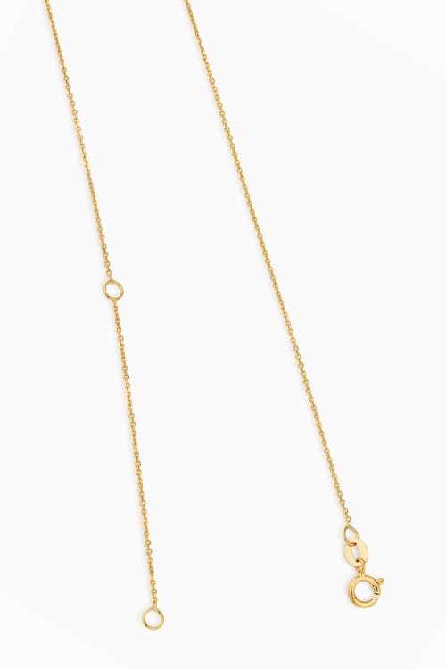 Oradina 14k Gold Harmony Station Necklace In Yellow Gold