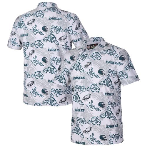 Reyn Spooner White Philadelphia Eagles Pua Performance Game Day Polo In Multi