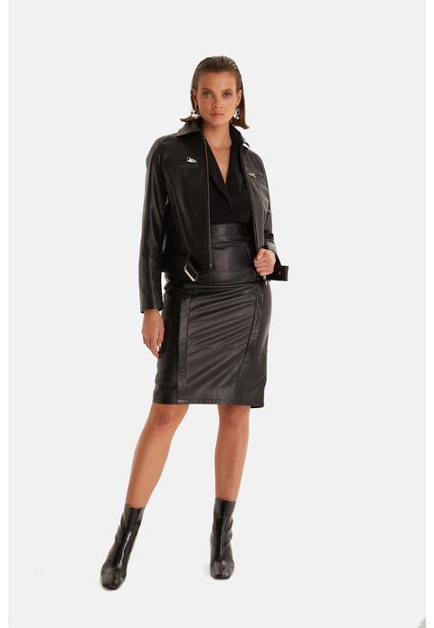 Imogen Leather Blazer