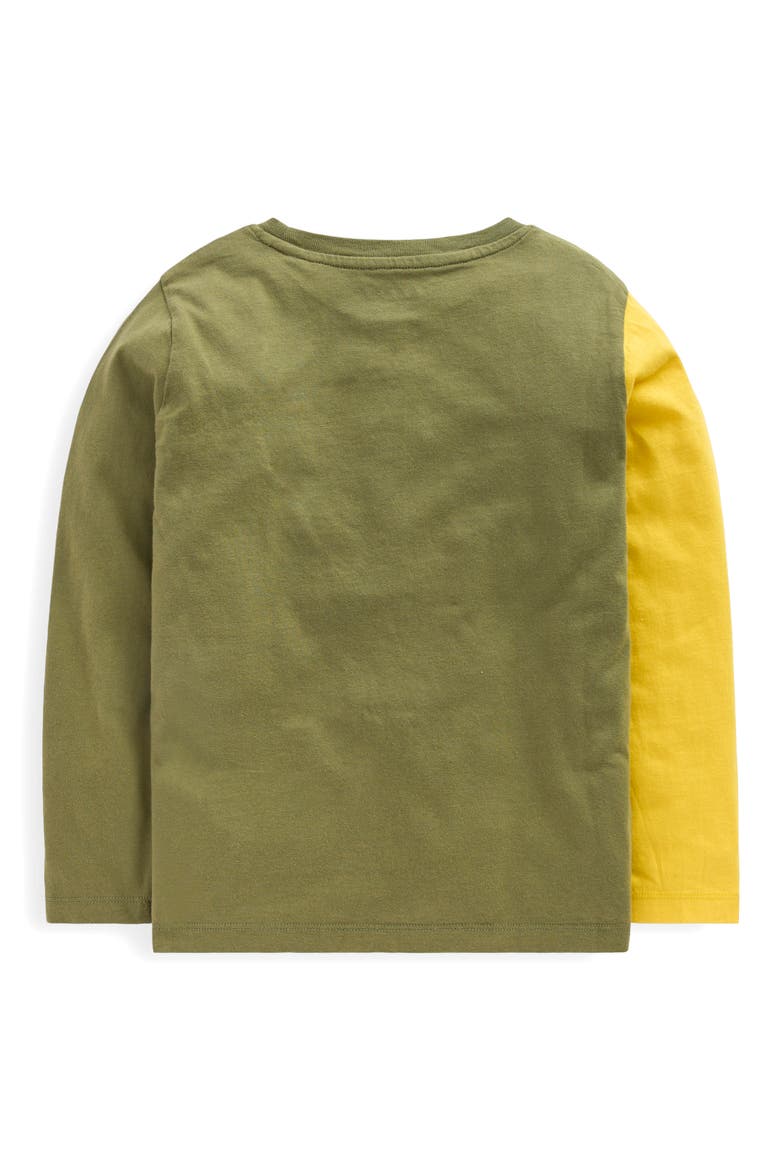 Kids' Digger Appliqué Long Sleeve Cotton Graphic T-Shirt, Alternate, color, DILL DIGGER