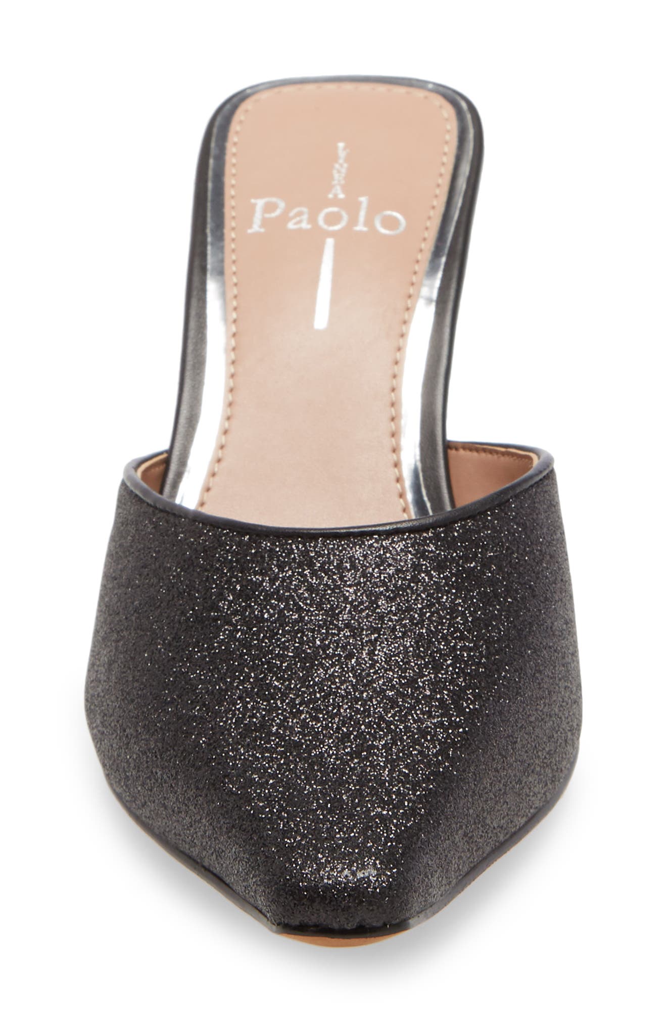 Linea Paolo Umi Glitter Kitten Heel Mule, Alternate, color, 