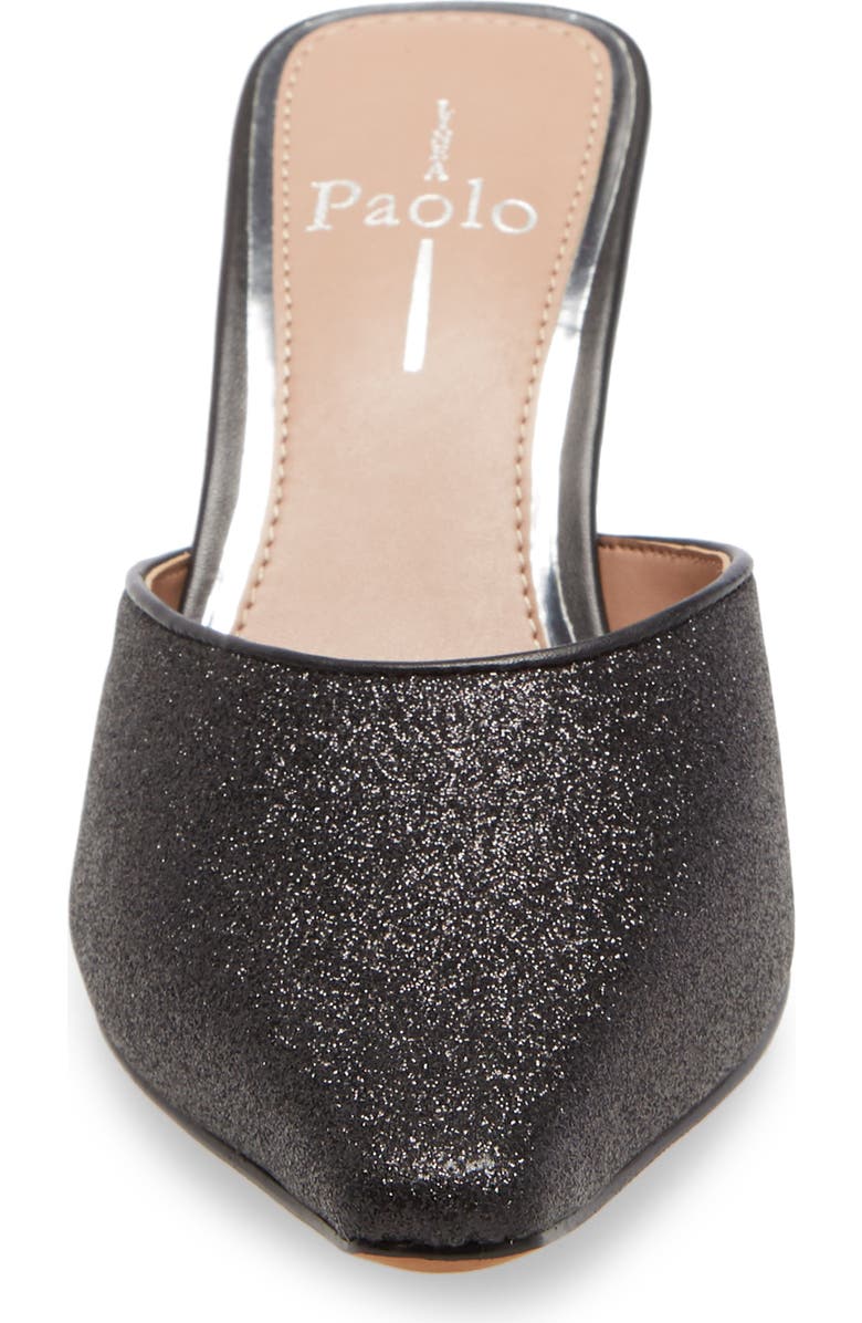 Linea Paolo Umi Glitter Kitten Heel Mule, Alternate, color,