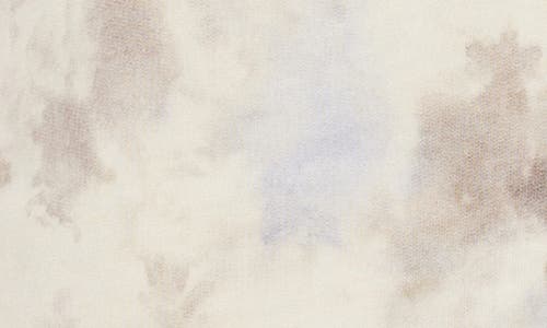 Foxcroft Zoey Tie Dye Cotton Button-up Shirt In Ivory Multi