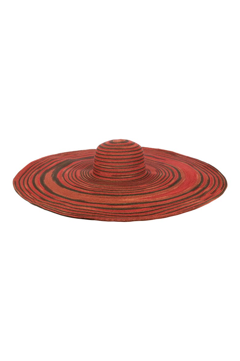 Space Dyed Wide Floppy Hat, Main, color, RED