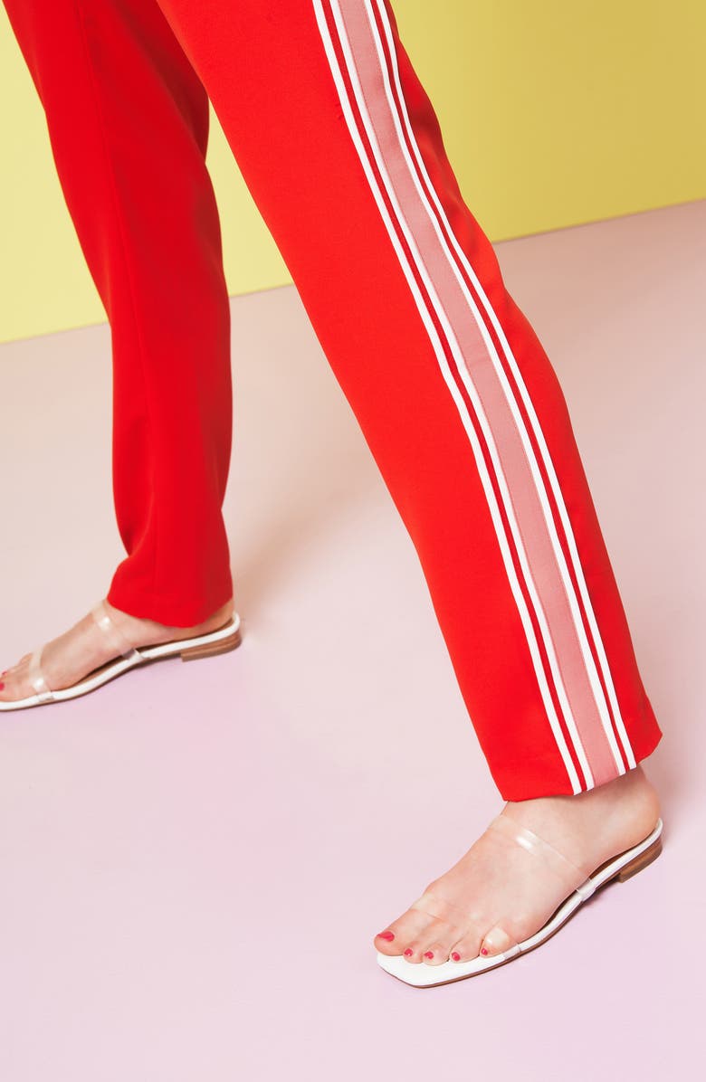 JAGGAR Transparent Strap Slide Sandal, Alternate, color,