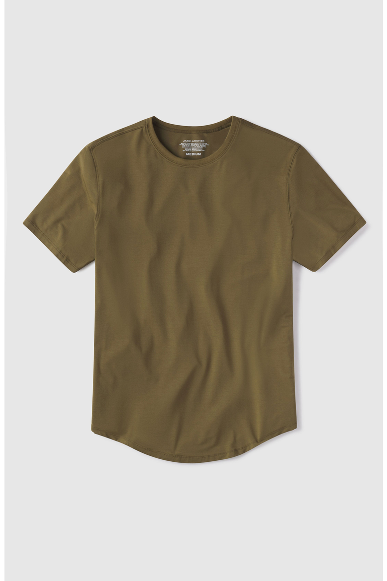 Anytime Tee, Alternate, color, Olive Green