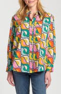 APNY Boyfriend Poplin Button-Up Shirt